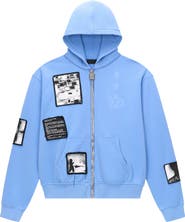 RtA Zev Digital Patch Zip Hoodie