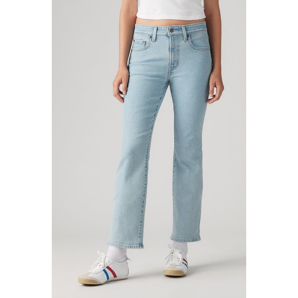 Levi's® 725 Authentic Crop Bootcut Jeans In Struck By Lightning Clean