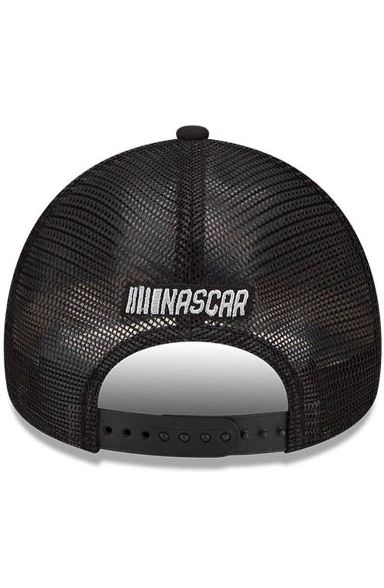 New Era Men's New Era Black Dale Earnhardt Legends Intimidator 9FORTY A-Frame Trucker Snapback Adjustable Hat, Alternate, color, 