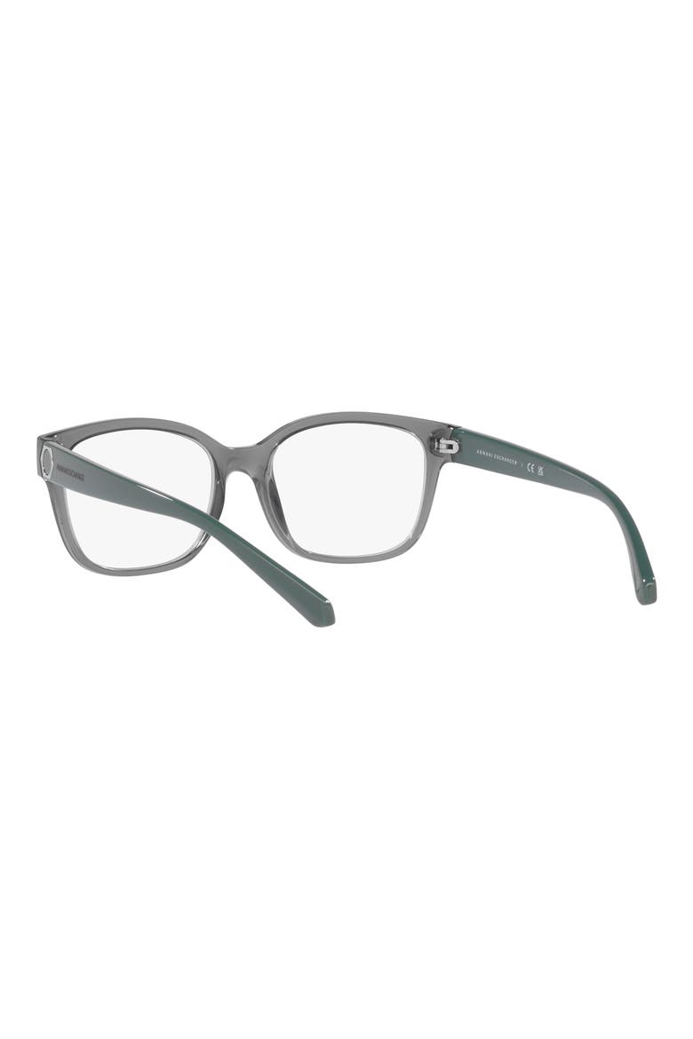 53mm Rectangular Sunglasses, Alternate, color, GREEN