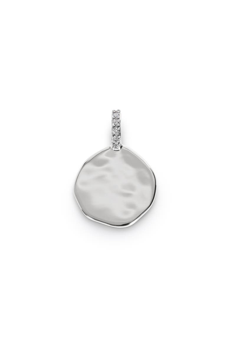 MV Siren™ Diamond Coin, Main, color, STERLING SILVER / DIAMOND
