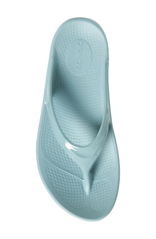 Oofos Oolala Flip Flop In Mist