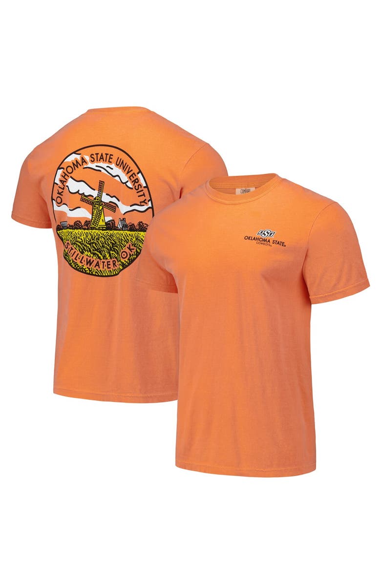 IMAGE ONE Unisex Orange Oklahoma State Cowboys Scenic Comfort Colors T-Shirt, Main, color, Orange