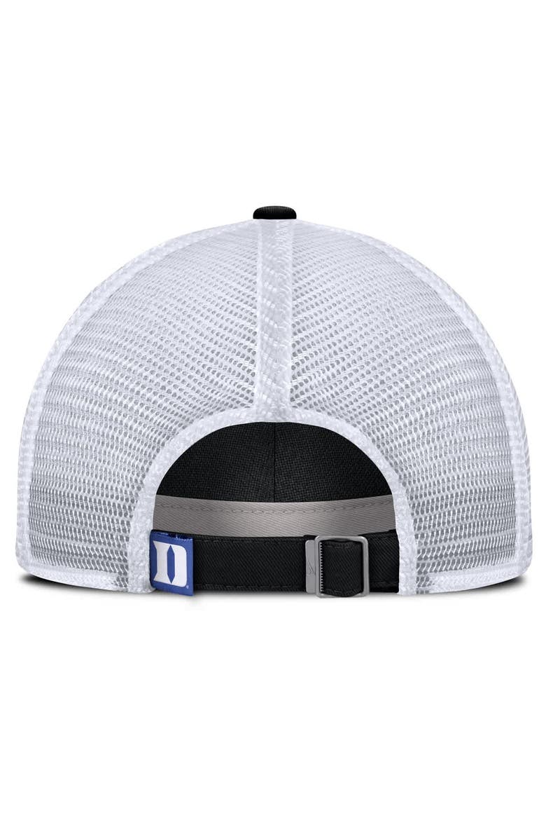 Men's Nike Black Duke Blue Devils 2025 Gameday On-Field Club Adjustable Trucker Hat, Alternate, color, Black