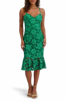 Siena Lace Body-Con Midi Dress