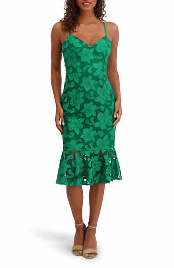 Siena Lace Body-Con Midi Dress