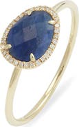 Meira T Blue Sapphire & Diamond Ring