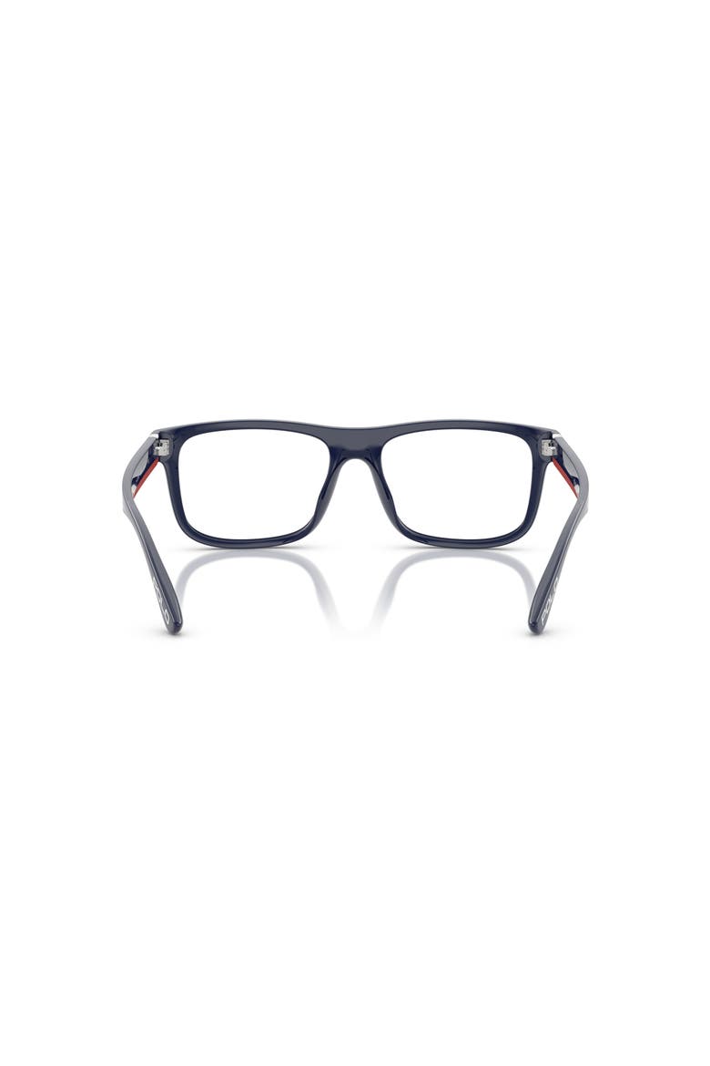 56mm Rectangle optical glasses, Alternate, color, Blue