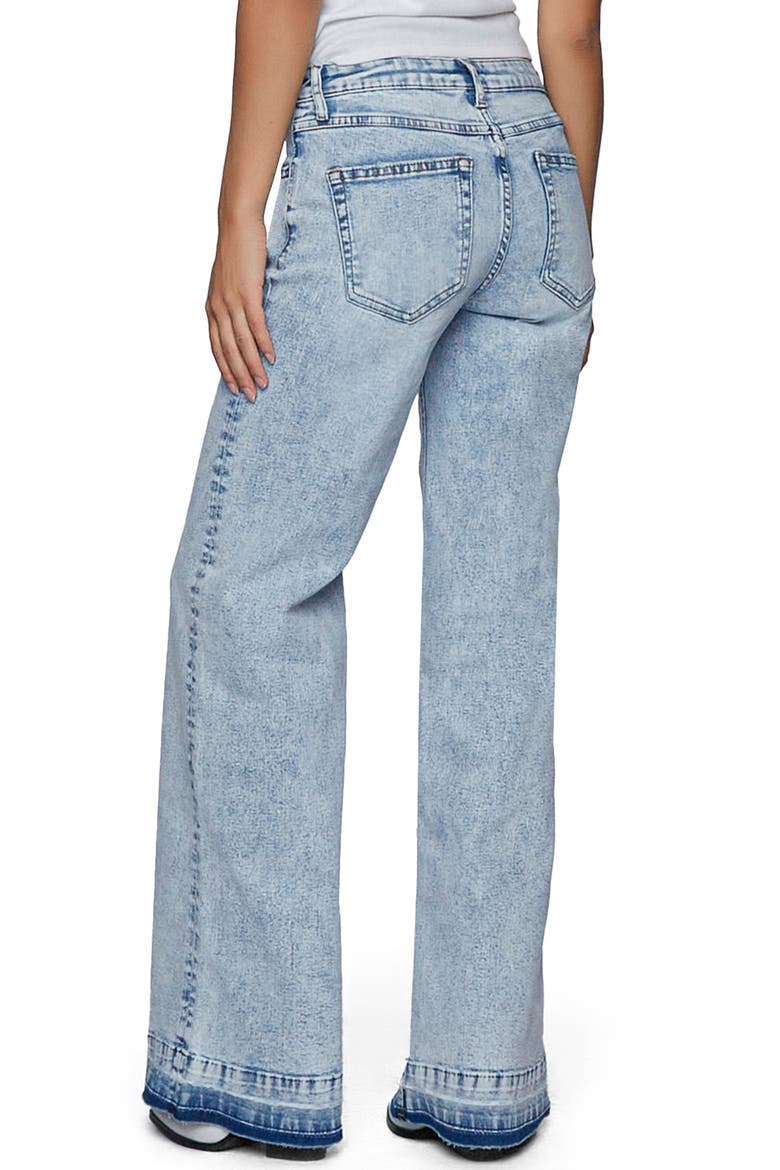 Released Hem Wide Leg Jeans, Alternate, color, DOWNTOWN BLUE