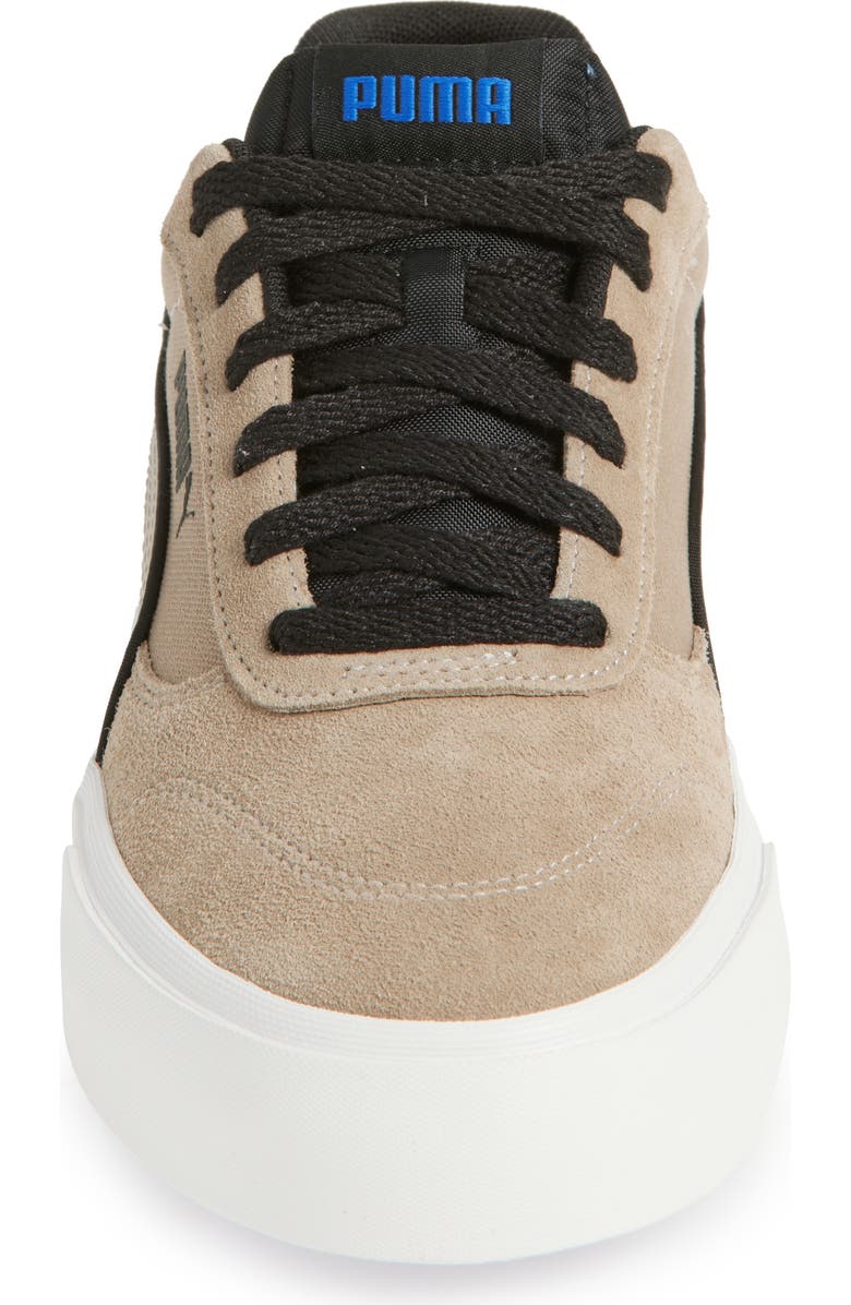 PUMA Court Classic Vulc Sneaker, Alternate, color, Ice Coffee/ Puma Black/ Blue