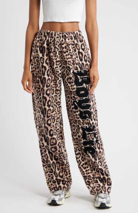 BOYS LIE No One Likes a Cheetah Fleece Pants