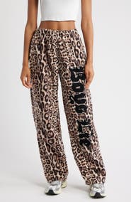 BOYS LIE No One Likes a Cheetah Fleece Pants