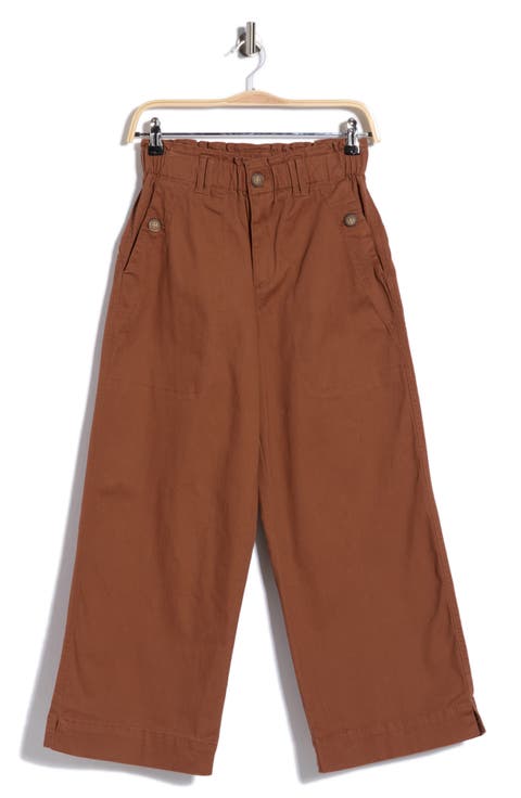 Wide Leg Ankle Crop Pants