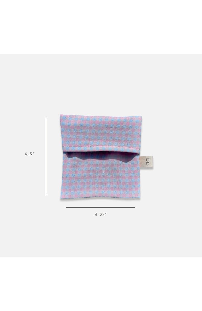 Ardent Goods Double Layer Gingham Food Bag Set, Alternate, color, Grey