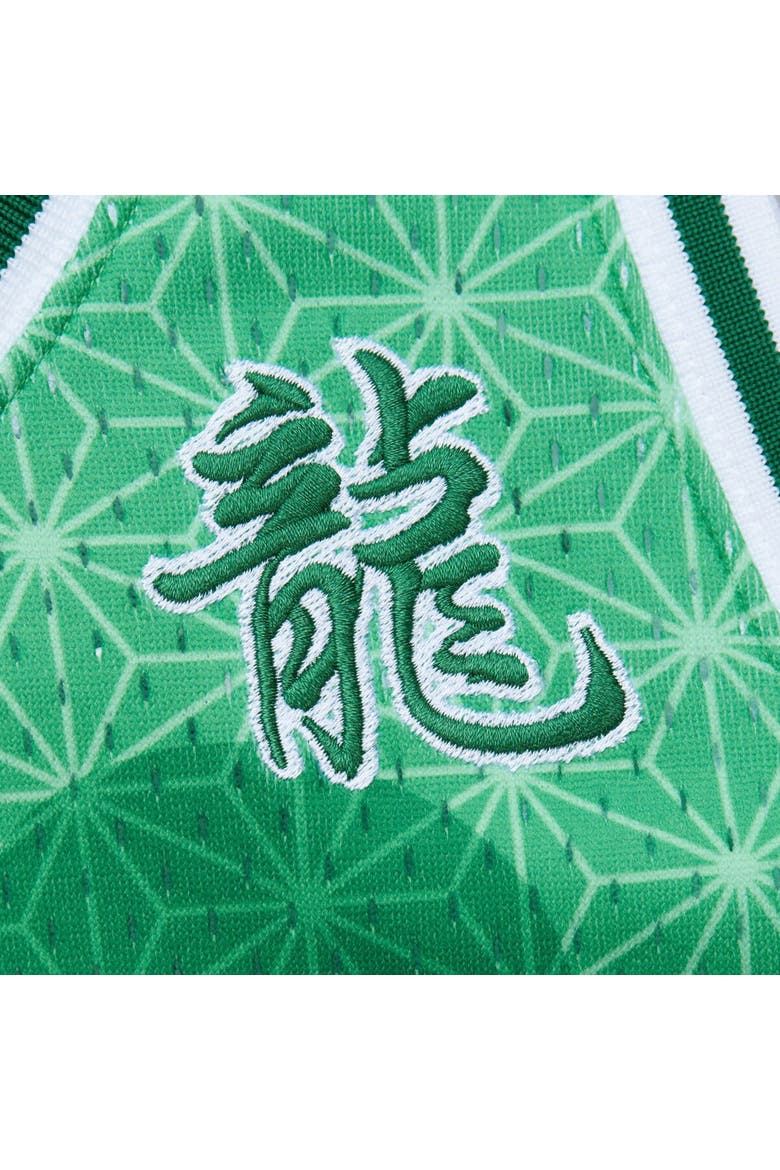 Men's Mitchell & Ness Larry Bird Kelly Green Boston Celtics 1985/86 Hardwood Classics Asian Heritage 6.0 Swingman Throwback Player Jersey, Alternate, color, Kelly Green