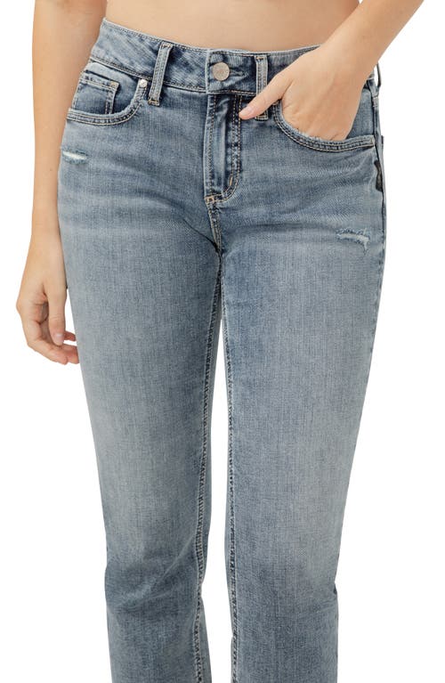 SILVER JEANS CO. SILVER JEANS CO. SUKI CURVY MID RISE CAPRI JEANS