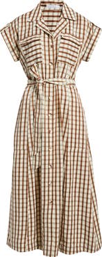 Brave+True Portia Stripe Maxi Shirtdress