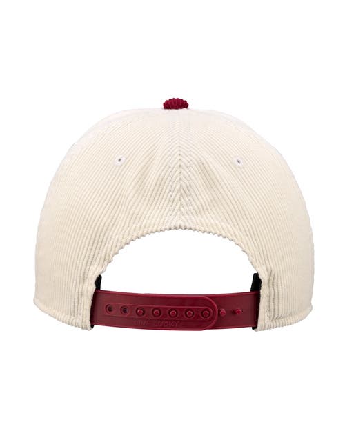 Black Clover Cord Upside Down Luck 4 Hat In Red