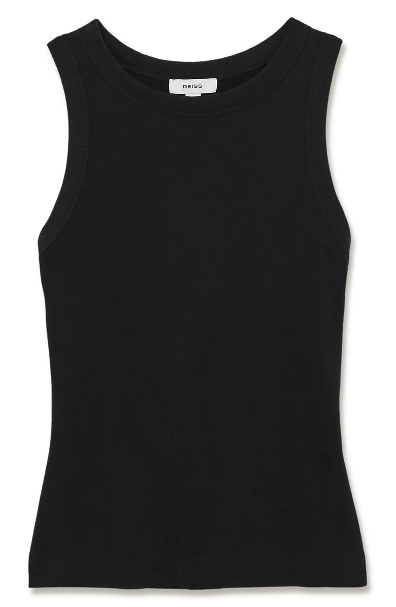 Reiss Betty Tank, Alternate, color, Black