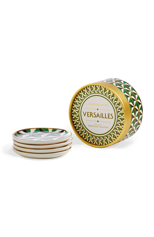 Jonathan Adler Versailles Coaster Set In Multi