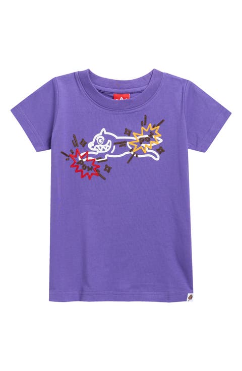 Kids' Pop Embroidered Cotton Graphic T-Shirt (Toddler, Little Kid & Big Kid)
