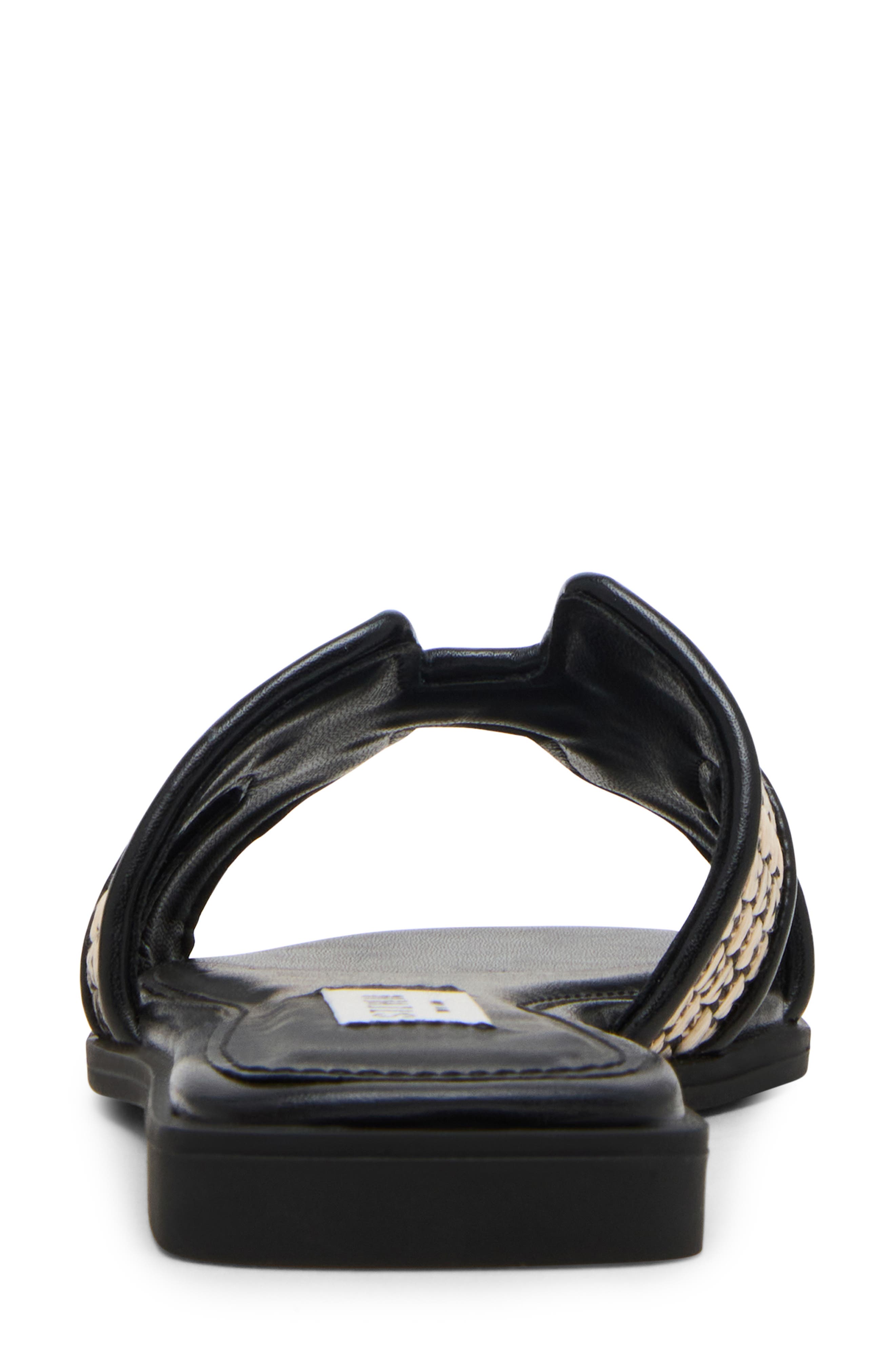 Steven New York Harlien Slide Sandal, Alternate, color, Black