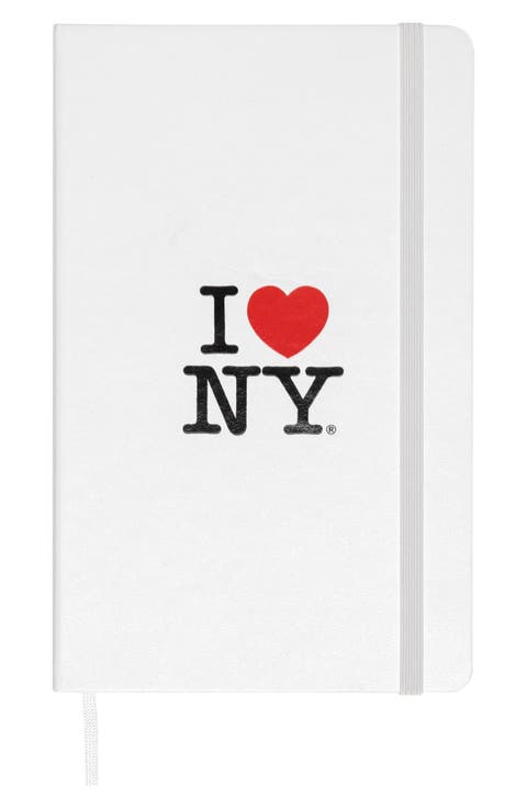 Large Ruled Hardcover I Love New York Notebook