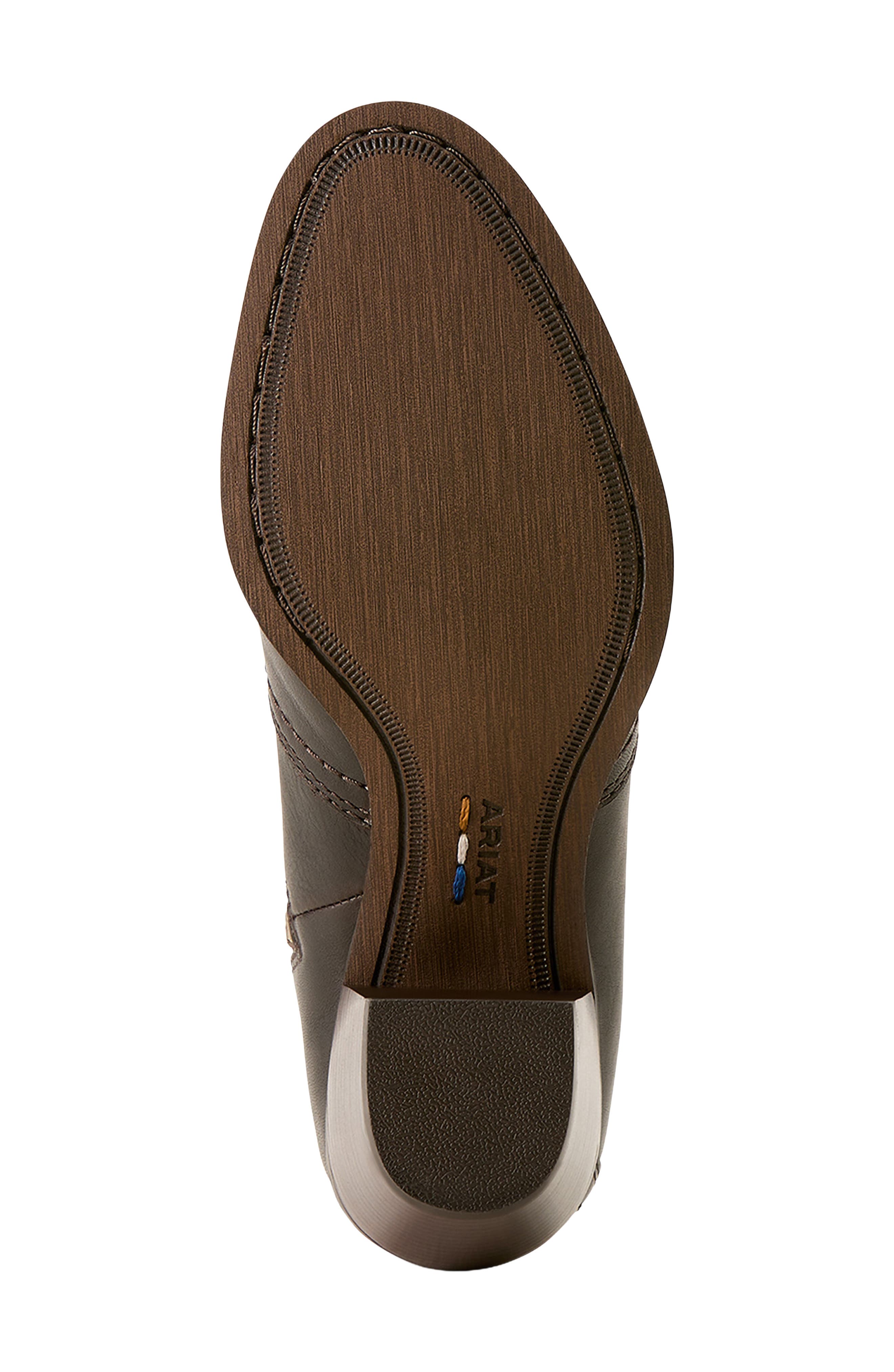 Tilbury Leather Bootie, Alternate, color, CHOCOLATE TRUFFLE