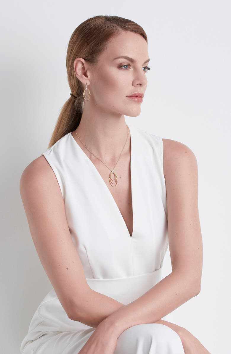 Marco Bicego Marrakech Onde Concentric Coil Drop Earrings, Alternate, color,