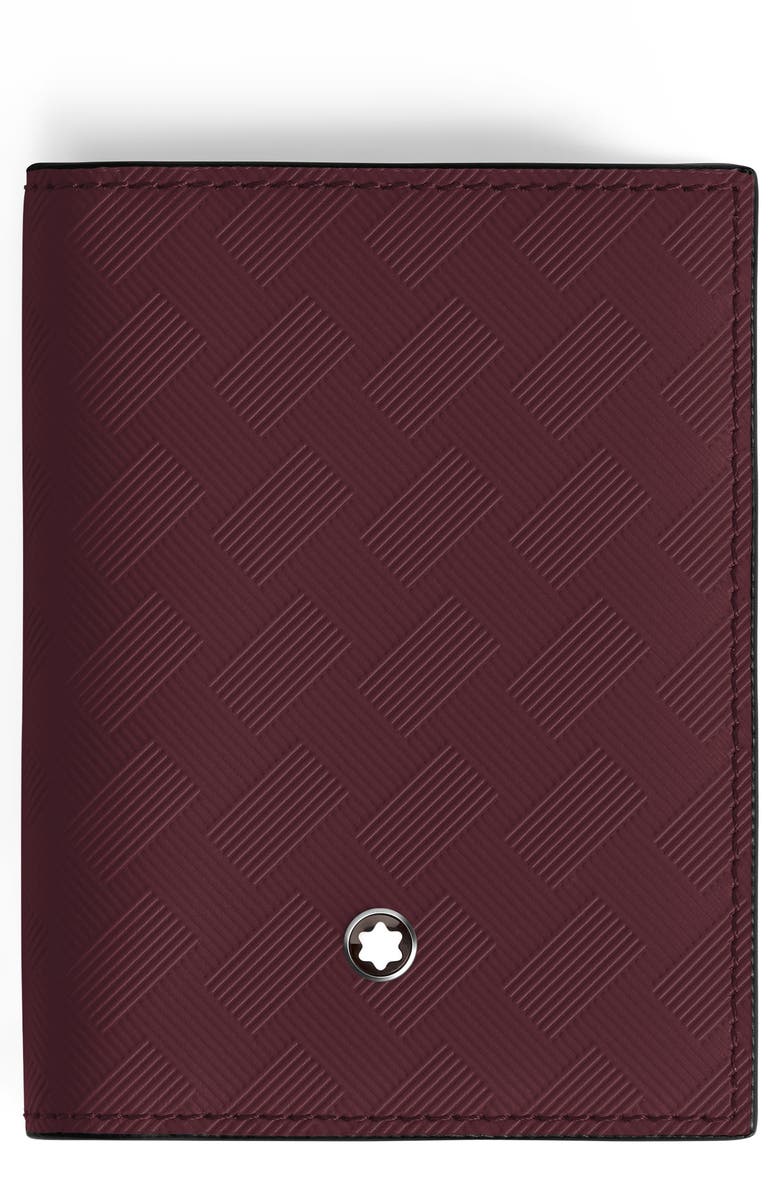Montblanc Extreme 3.0 Bifold Leather Card Holder, Main, color, Cassis