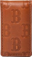 LUSSO Brown Boston Red Sox Sammy Magnetic Money Clip