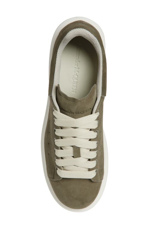 Alexander Mcqueen Oversized Sneaker In Warm Grey
