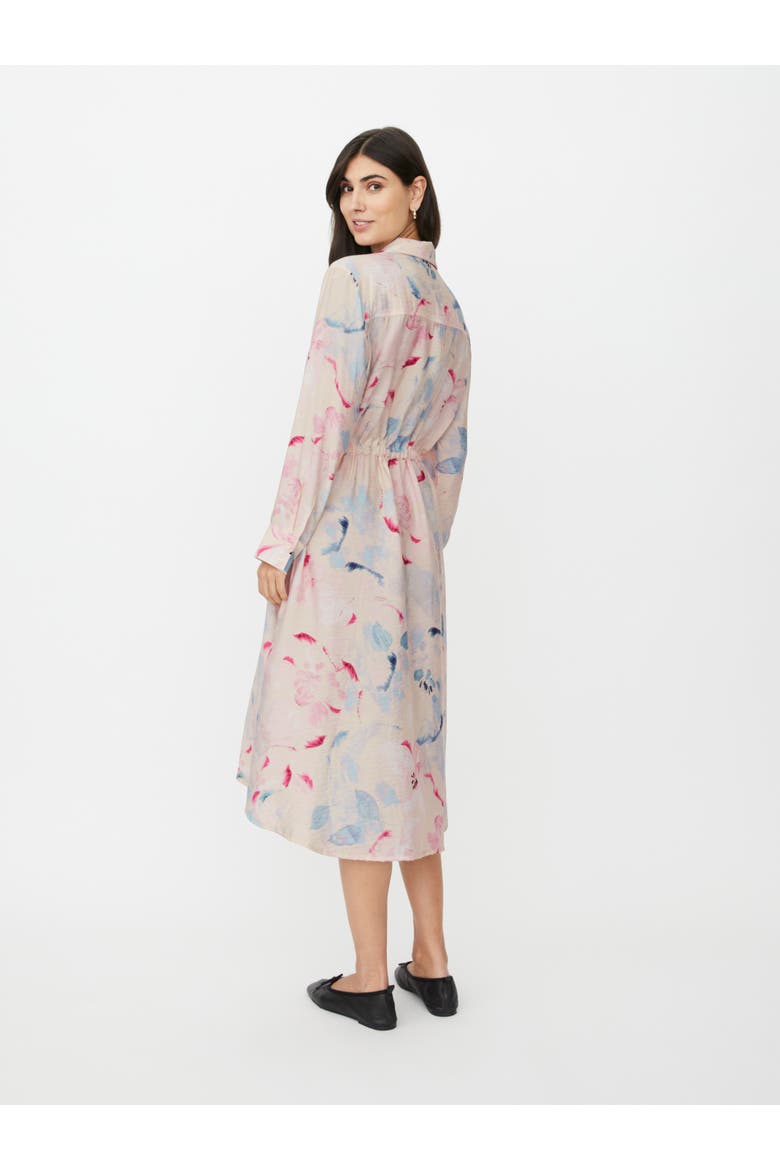 MaNova Floral Print Midi Dress, Alternate, color, Primrose
