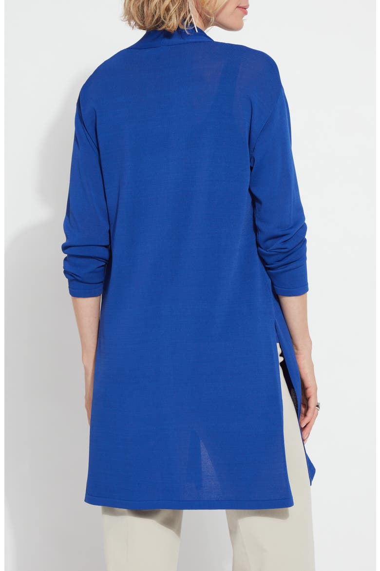 Avril Knit Duster, Alternate, color, COBALT POP