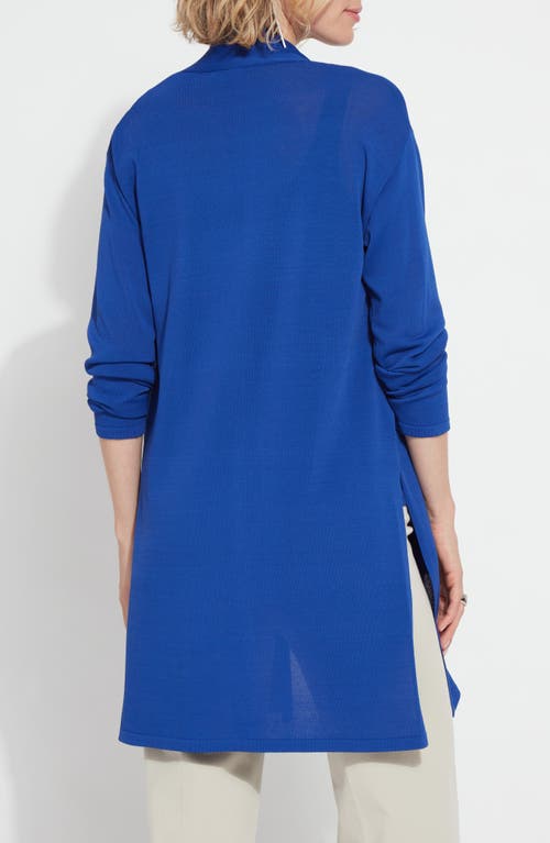 Lyssé Avril Knit Duster In Cobalt Pop
