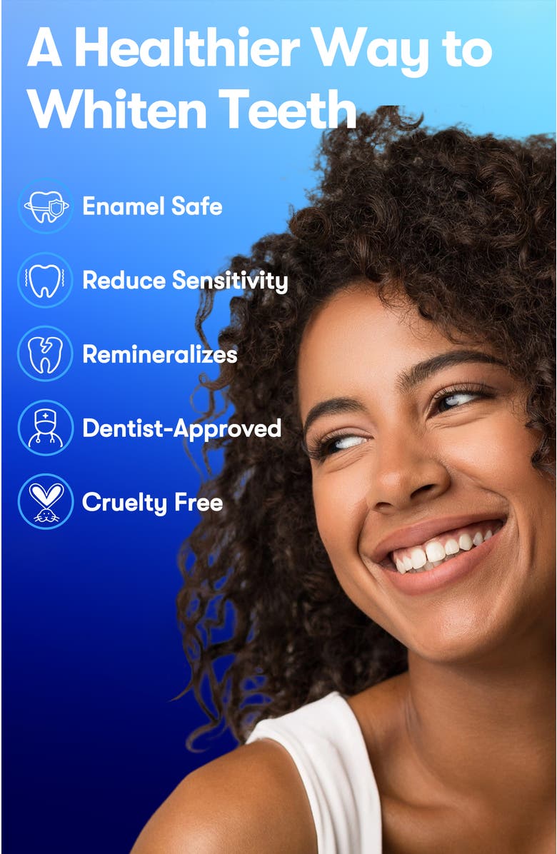 MySmile Non-Slip Teeth Whitening Strips with Natural Ingredients, Alternate, color, 21 Sets