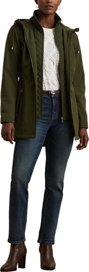 Lauren Ralph Lauren Hooded Soft-Shell Jacket with Interior
