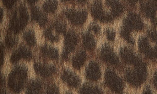 Madewell Single Breasted Leopard Print Trench Coat In Brown