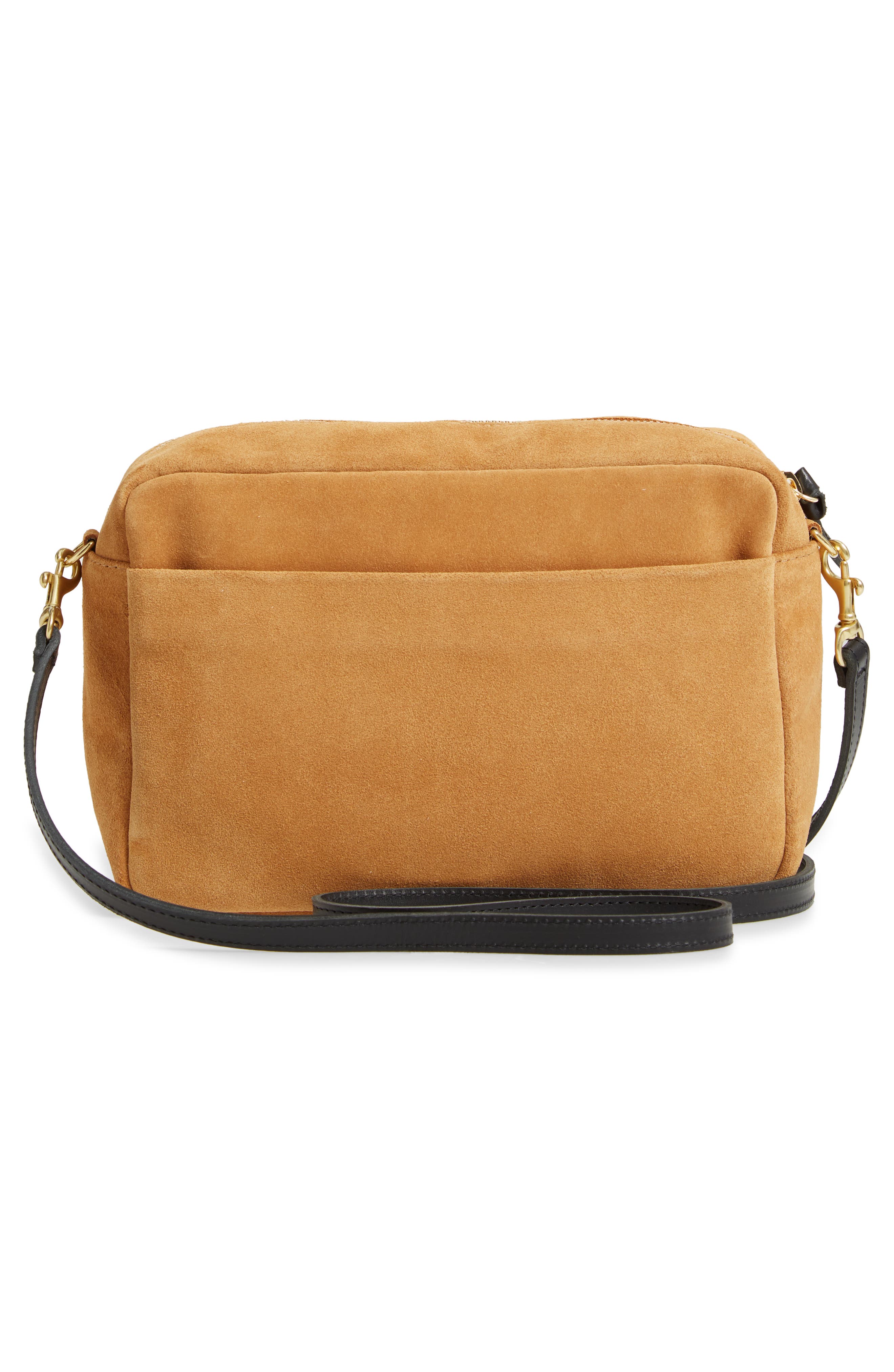 Clare V. Marisol Suede Crossbody Bag, Alternate, color, 