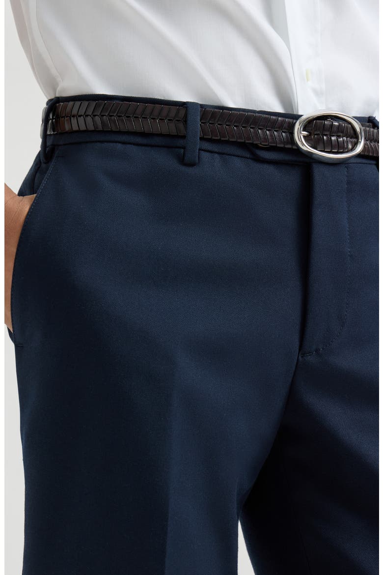 Gabardine trousers, Alternate, color, Blue