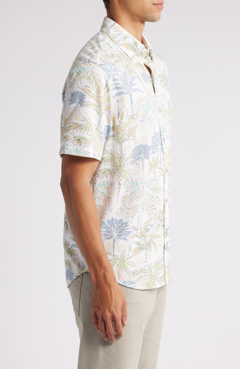 Tommy Bahama San Lucio Palm Orchard Print Short Sleeve Button-Up Shirt, Alternate, color,