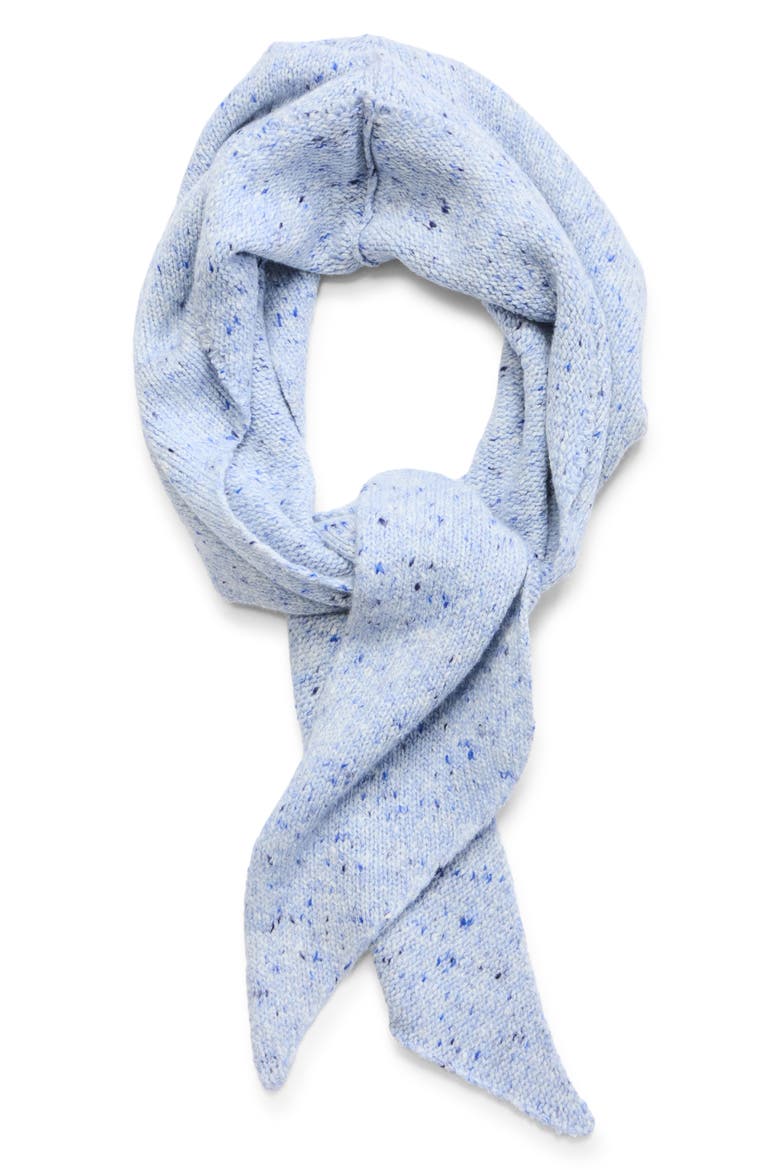 Queen's Guard Wool & Cashmere Blend Scarf, Alternate, color, BLUE SKY