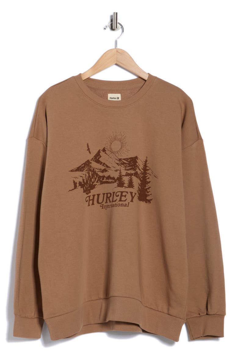 Escapism Long Sleeve Graphic T-Shirt, Alternate, color, COCOA CREAM