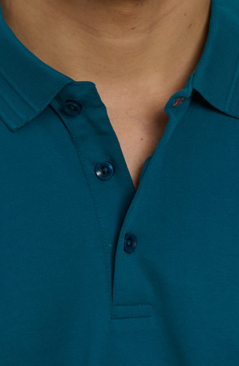 Robert Graham The Player Polo, Alternate, color, Teal