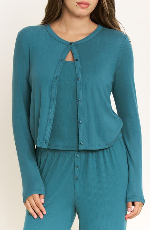 Blissful Pointelle Cardigan