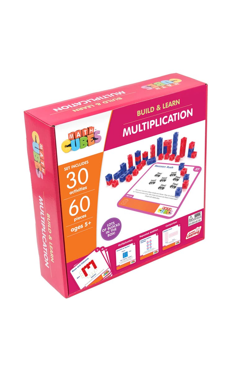 Junior Learning Mathcubes Multiplication 30 Activity Set, Toddlers & Kids, Alternate, color, Multicolored