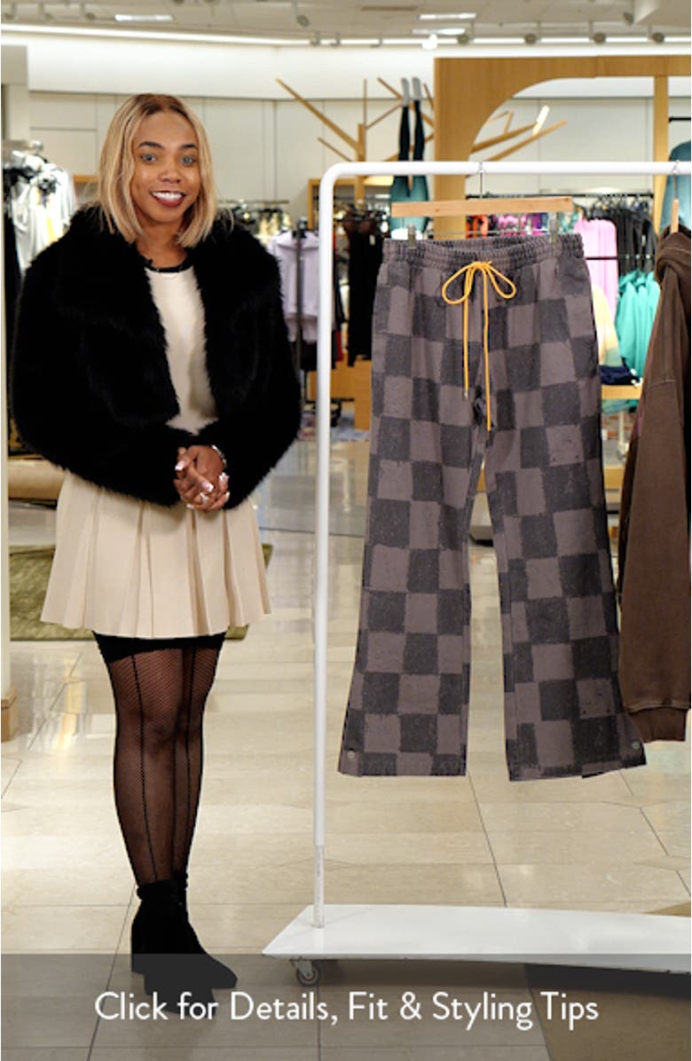 Hopkins Check Check Drawstring Pants, sales video thumbnail