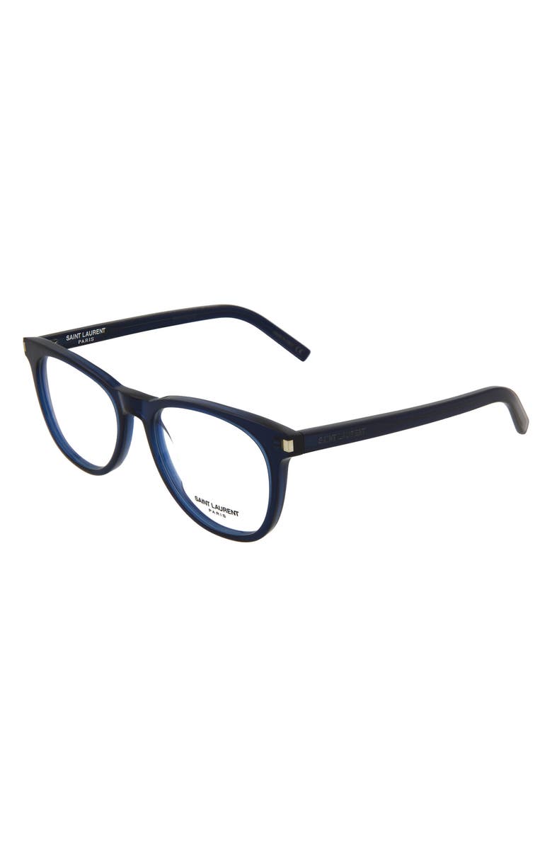 Saint Laurent 52mm Round/Oval Optical Frames, Alternate, color,