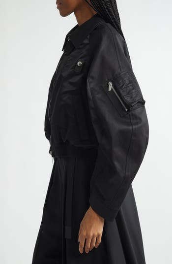 Sacai Cotton Chino x Nylon Twill Jacket | Nordstrom