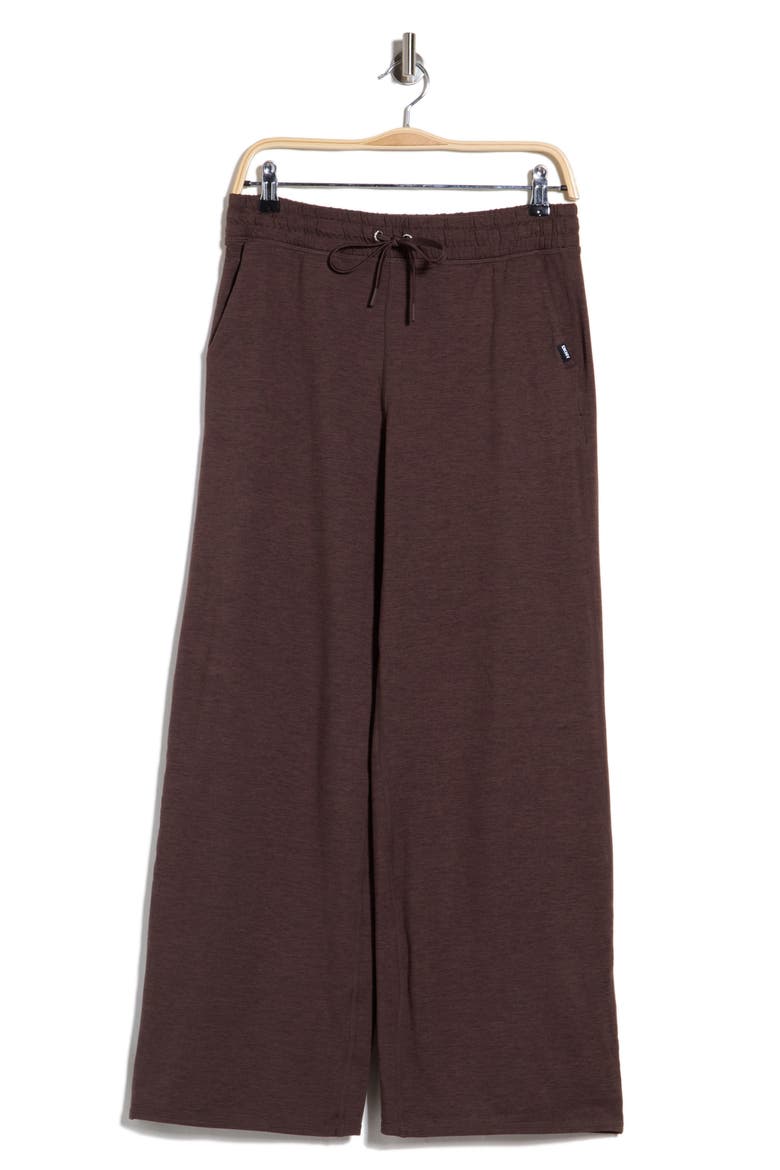 Mid Rise Wide Leg Pants, Alternate, color, ESPRESSO SPACEDYE